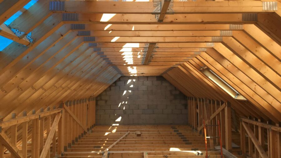 truss loft conversion home